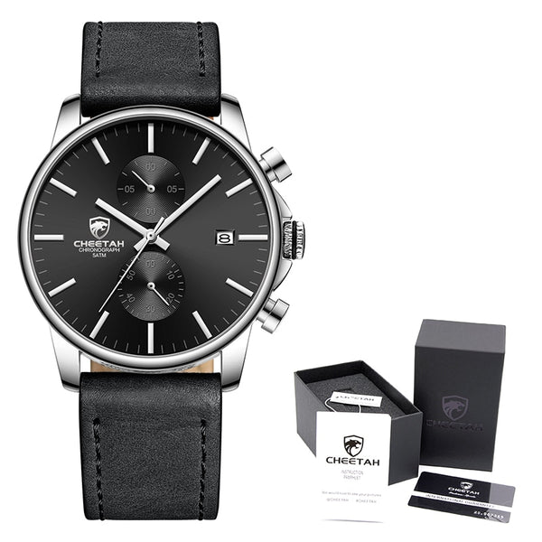 Fashion Sports Quartz Watches Leather Waterproof