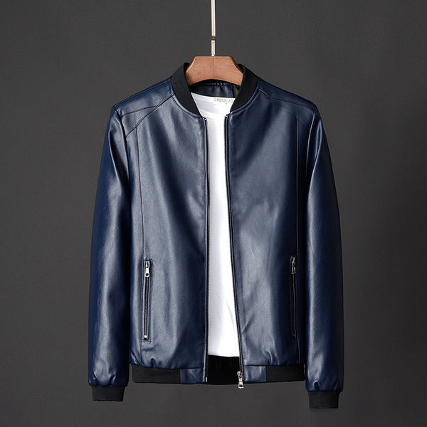 PU Leather Jacket Men Plus Size Blazer 5XL 6XL 7XL 8XL Plus