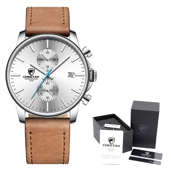 Fashion Sports Quartz Watches Leather Waterproof