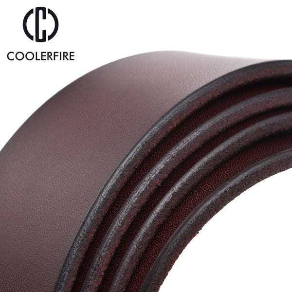 Male genuine leather strap belt