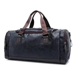 Casual Travel Duffel Bag PU Leather Handbags